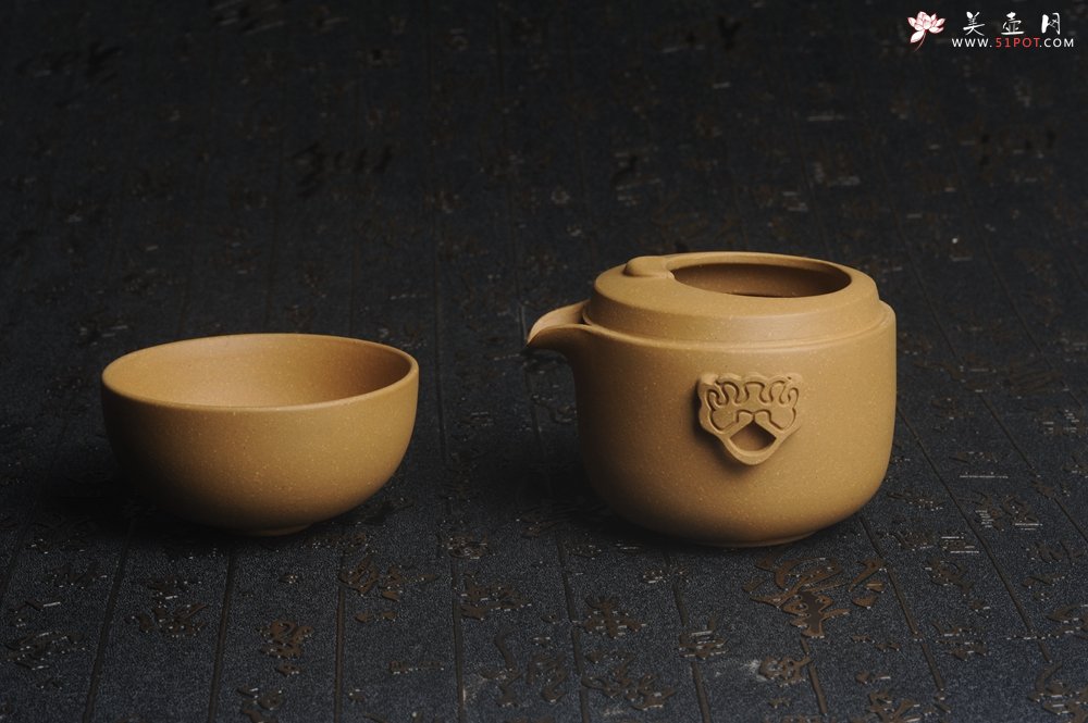 紫砂壶图片：美杯特惠 办公旅行便携式茶具快客杯 公道杯 盖碗 泥料非常好 送礼自用佳品 - 宜兴紫砂壶网