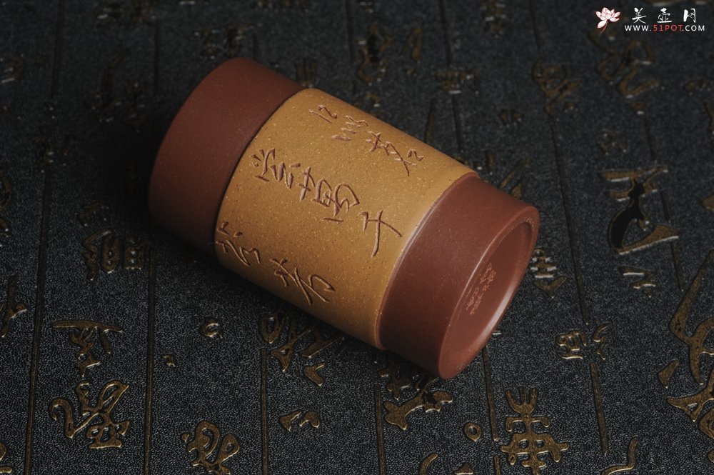 紫砂壶图片：美杯中秋特惠 雅致厚实 闻香品茗尝万千芬芳品茗杯 主人杯 直径4.3cm高8.2cm - 宜兴紫砂壶网