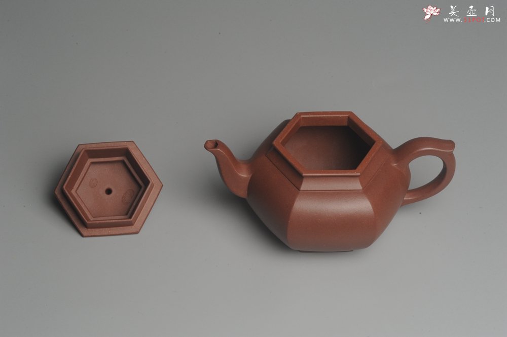 紫砂壶图片：实力派张海艳全手工小品笑樱壶 做工灰常精致 线面挺括 - 宜兴紫砂壶网