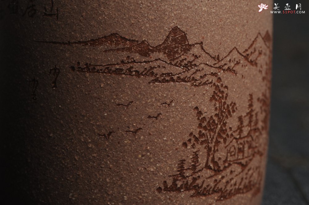 紫砂壶图片：美杯中秋特惠 精品好泥好工好刻雅致厚实品茗杯 缸杯 主人杯 一套三只 送礼佳品 - 宜兴紫砂壶网