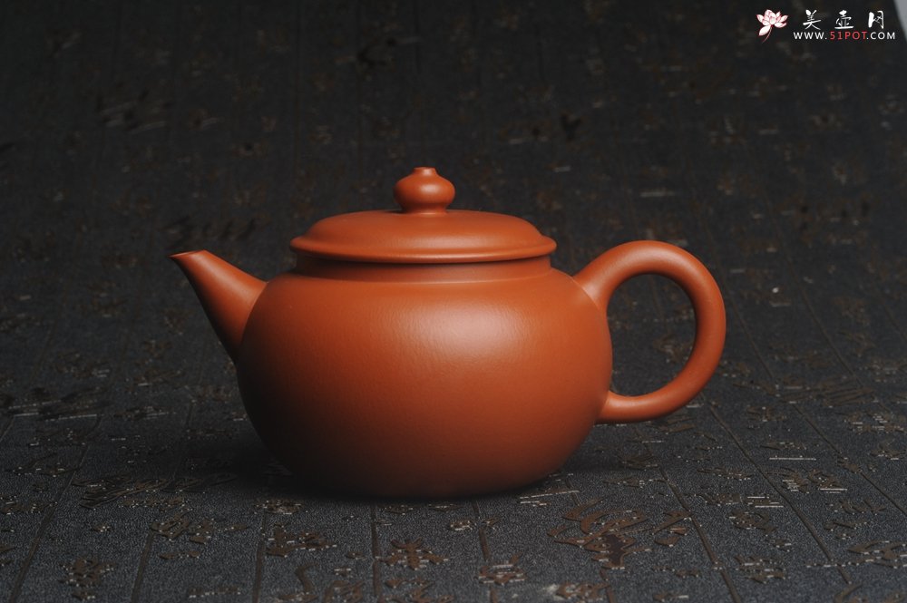 紫砂壶图片：美壶特惠 完美品 超精工朱泥大亨水平壶 茶人醉爱 - 宜兴紫砂壶网