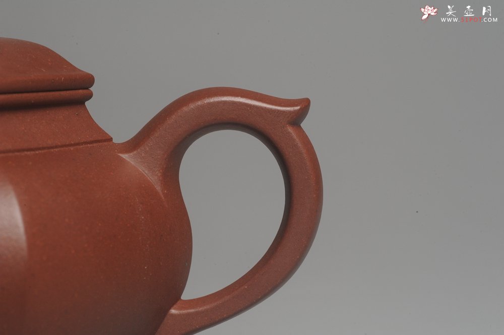 紫砂壶图片：实力派张海艳全手工小品笑樱壶 做工灰常精致 线面挺括 - 宜兴紫砂壶网