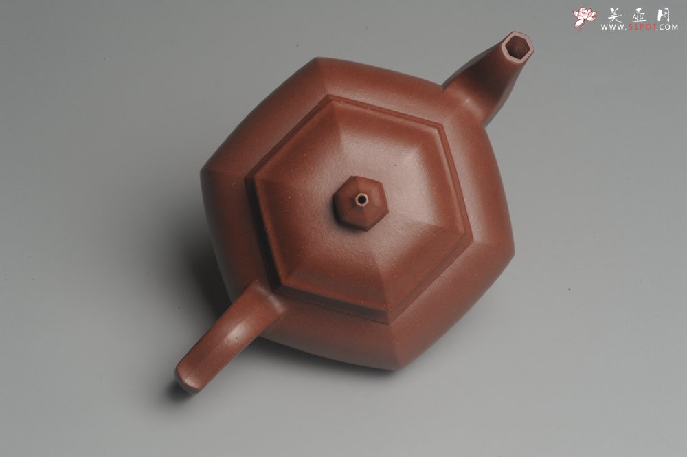 紫砂壶图片：实力派张海艳全手工小品笑樱壶 做工灰常精致 线面挺括 - 宜兴紫砂壶网