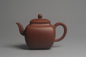 紫砂壶图片：实力派张海艳全手工小鸣远四方 气势磅礴 - 宜兴紫砂壶网