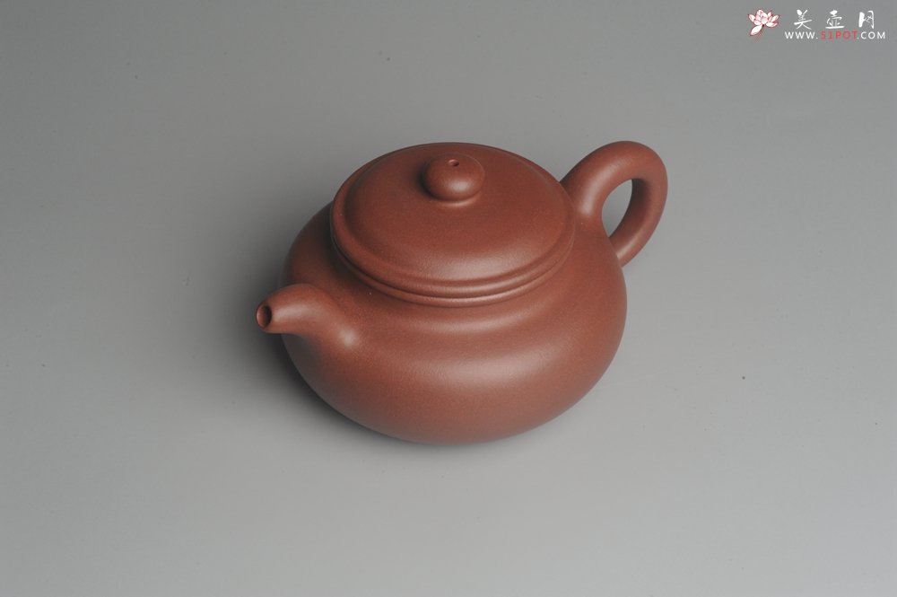 紫砂壶图片：油润底曹青 全手工寿珍仿古 深得老味 做工特好 - 宜兴紫砂壶网