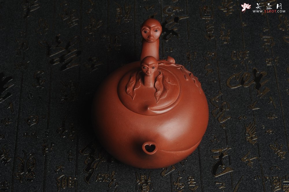 紫砂壶图片：美壶特惠 原矿红清水泥 精致辈辈封侯套壶 单杯56cc 送礼自用佳品 茶人醉爱 - 宜兴紫砂壶网