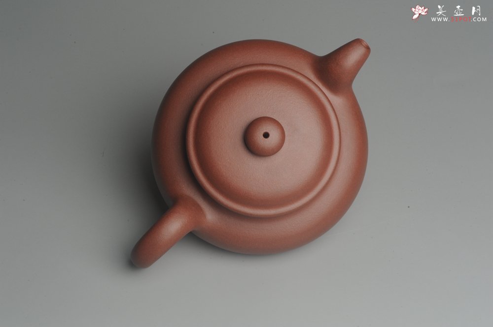 紫砂壶图片：油润底曹青 全手工寿珍仿古 深得老味 做工特好 - 宜兴紫砂壶网