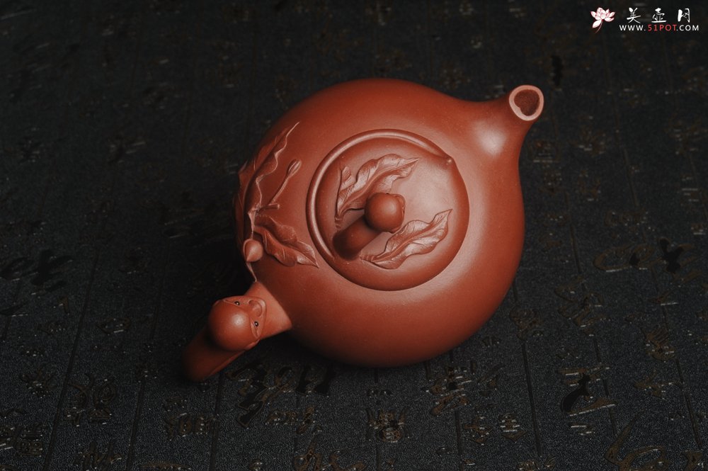 紫砂壶图片：美壶特惠 原矿红清水泥 精致辈辈封侯套壶 单杯56cc 送礼自用佳品 茶人醉爱 - 宜兴紫砂壶网