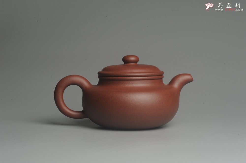 紫砂壶图片：油润底曹青 全手工寿珍仿古 深得老味 做工特好 - 宜兴紫砂壶网