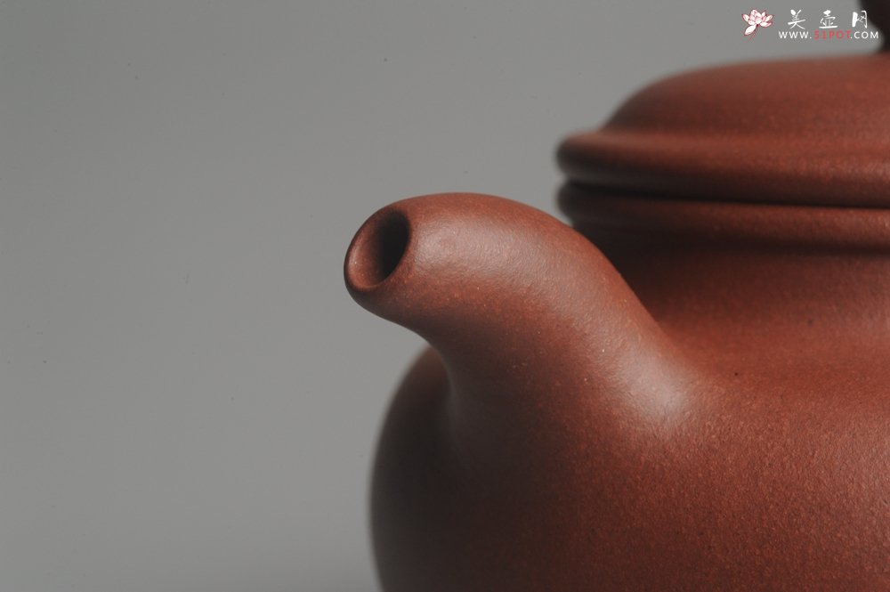 紫砂壶图片：油润底曹青 全手工寿珍仿古 深得老味 做工特好 - 宜兴紫砂壶网