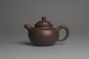 紫砂壶图片：美壶特惠 经典寿珍掇只 泥料超好 - 宜兴紫砂壶网