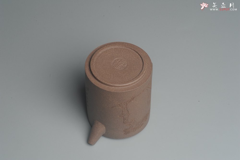 紫砂壶图片：美壶特惠 优质老段文人集狮壶 禾人老师即兴装饰 - 宜兴紫砂壶网