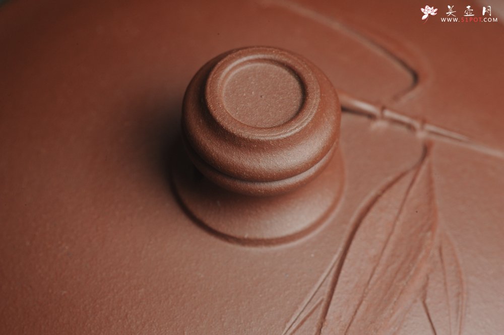 紫砂壶图片：美杯特惠 年底特惠 年货 做工精致竹节竹叶盖杯 - 宜兴紫砂壶网