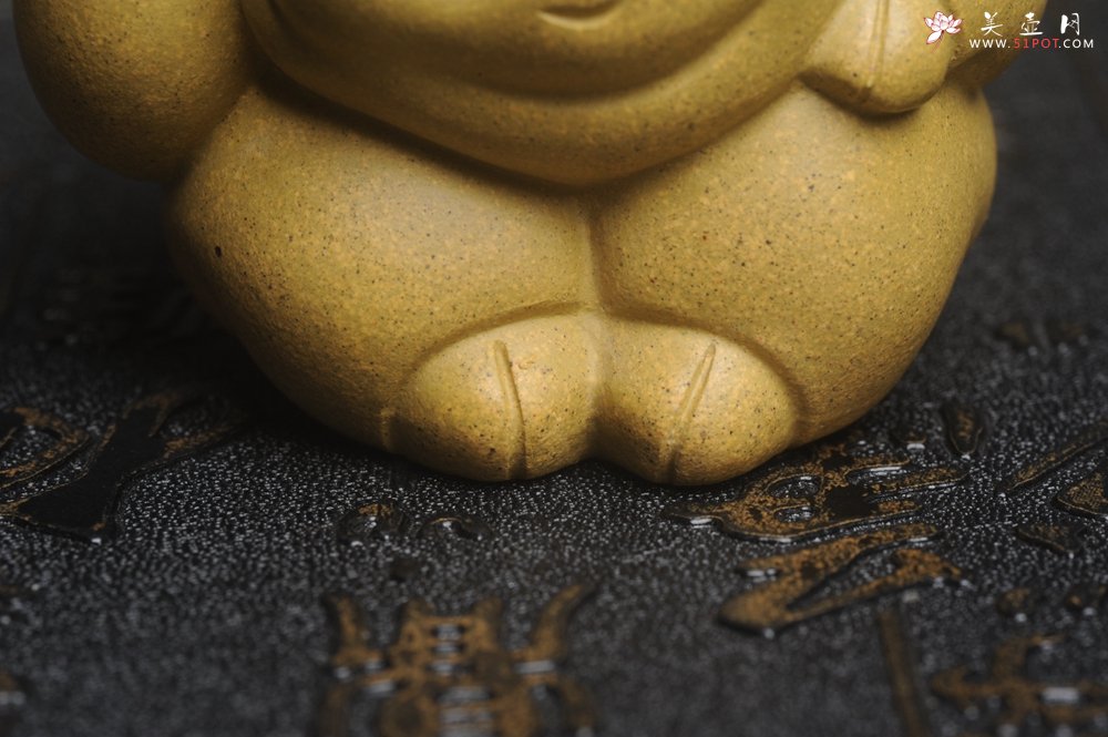 紫砂壶图片：美宠特惠 精工三不猪茶宠摆件 非礼勿视 非礼勿听 非礼勿言 高6cm - 宜兴紫砂壶网