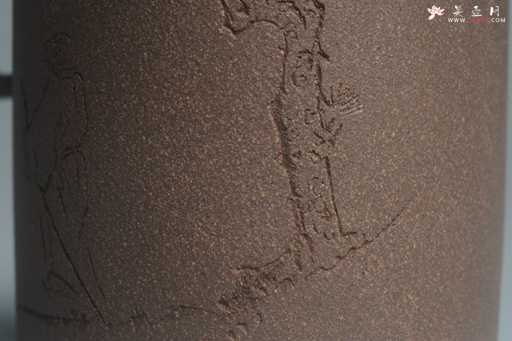 紫砂壶图片：美壶特惠 优质老段文人集狮壶 禾人老师即兴装饰 - 宜兴紫砂壶网