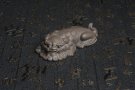 紫砂壶图片：美宠特惠 超精工老青灰泥镇纸狮子茶宠摆件 茶盘尤物长11.5cm高2.5cm - 宜兴紫砂壶网