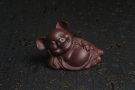 紫砂壶图片：美宠特惠 精工高枕无忧猪茶宠摆件 神态传神 茶盘尤物 长12cm高8cm - 宜兴紫砂壶网