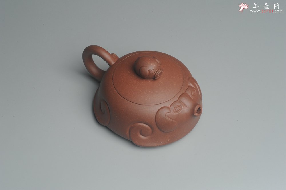 紫砂壶图片：美壶特惠 精工福猪壶 出水如柱 茶人醉爱 - 宜兴紫砂壶网