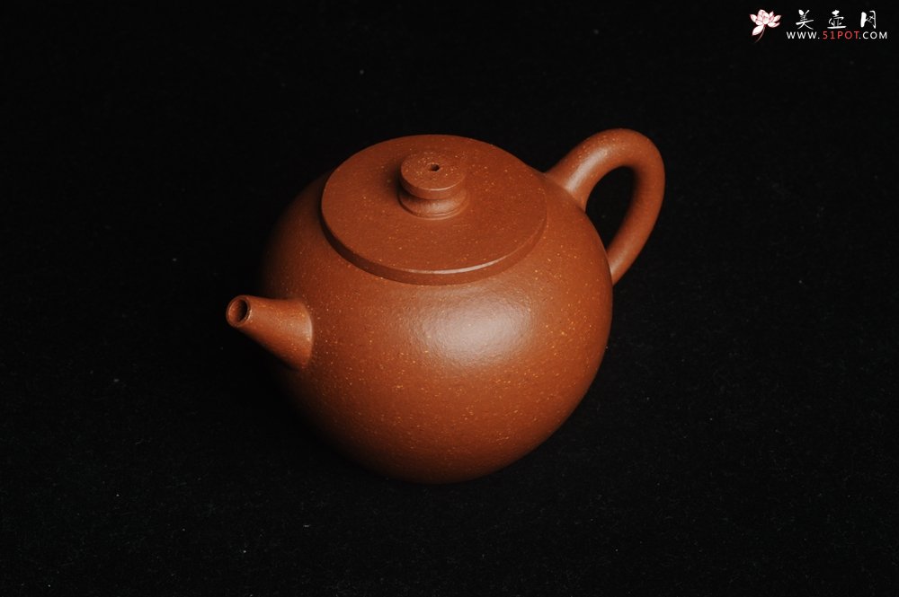 紫砂壶图片：美壶特惠 潜力股殷老师全手工特好降坡泥摹古巨轮壶 茶人醉爱 - 宜兴紫砂壶网