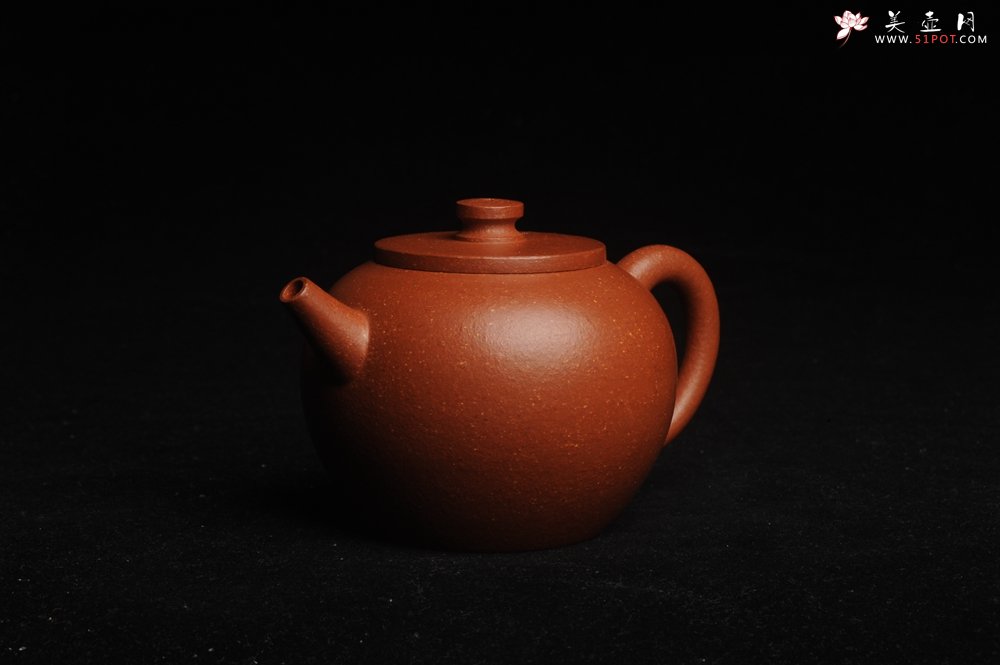 紫砂壶图片：美壶特惠 潜力股殷老师全手工特好降坡泥摹古巨轮壶 茶人醉爱 - 宜兴紫砂壶网