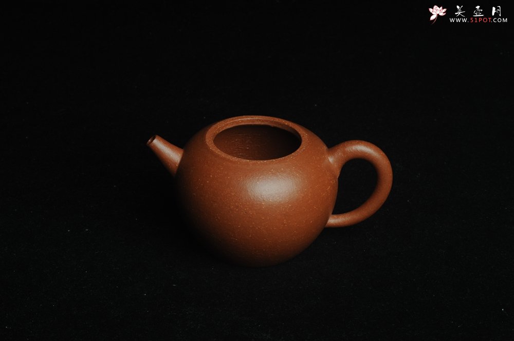 紫砂壶图片：美壶特惠 潜力股殷老师全手工特好降坡泥摹古巨轮壶 茶人醉爱 - 宜兴紫砂壶网