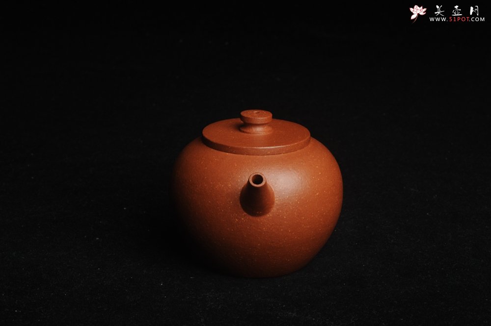 紫砂壶图片：美壶特惠 潜力股殷老师全手工特好降坡泥摹古巨轮壶 茶人醉爱 - 宜兴紫砂壶网