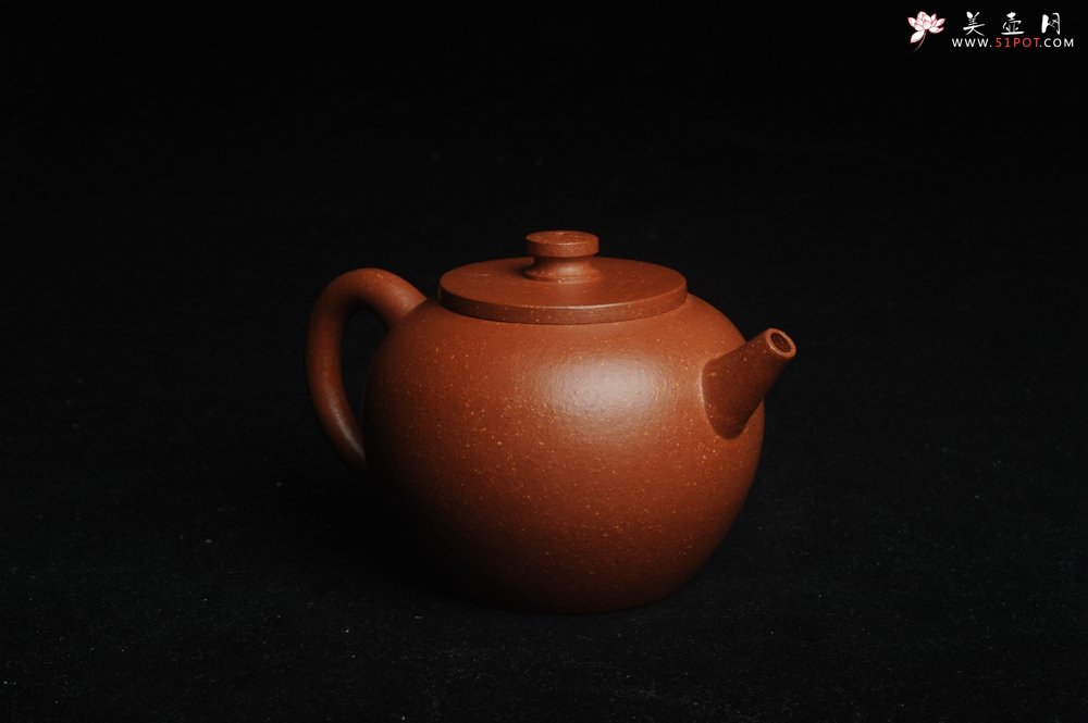 紫砂壶图片：美壶特惠 潜力股殷老师全手工特好降坡泥摹古巨轮壶 茶人醉爱 - 宜兴紫砂壶网