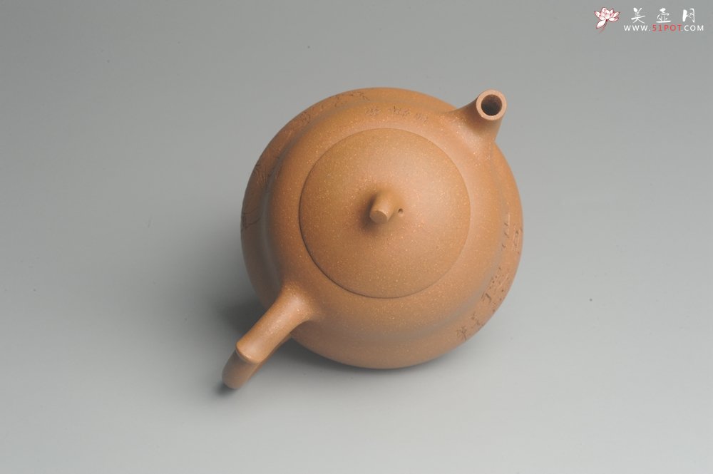 紫砂壶图片：美壶特惠 特好降坡泥精工葫芦娃壶(福禄) 童趣满满 灰常文气 - 宜兴紫砂壶网