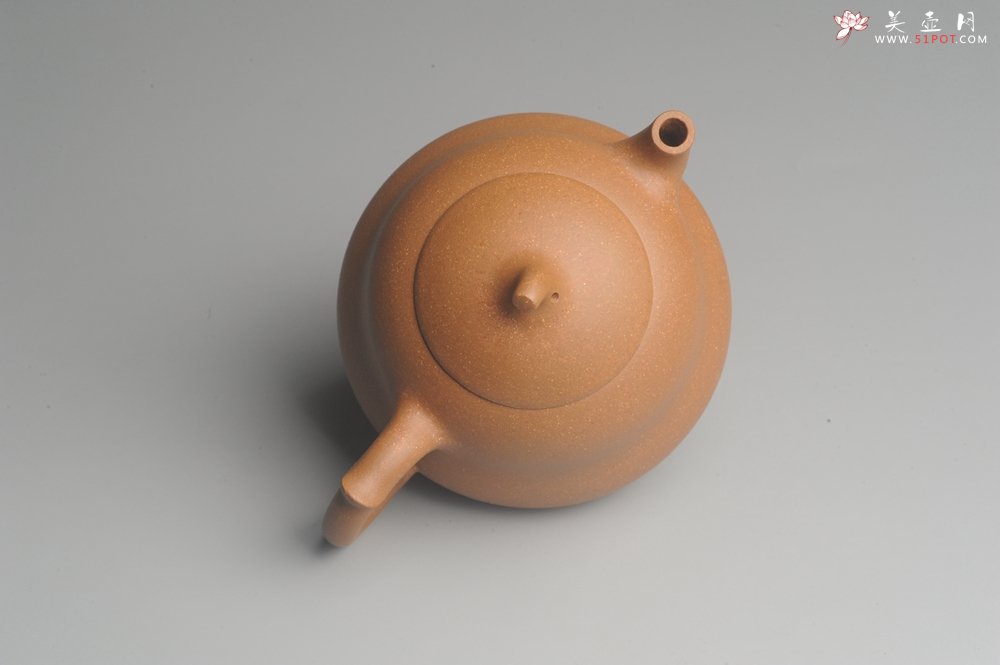 紫砂壶图片：美壶特惠 特好降坡泥精工葫芦壶(福禄) 灰常文气 - 宜兴紫砂壶网
