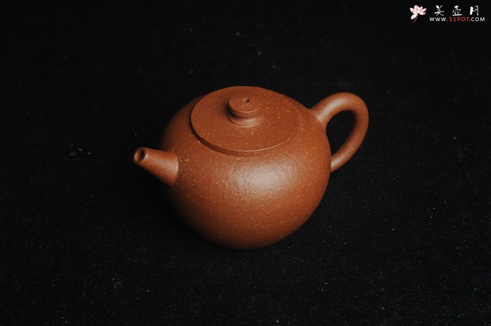紫砂壶图片：美壶特惠 潜力股殷老师全手工特好降坡泥摹古巨轮壶 掌中宝 茶人醉爱 - 宜兴紫砂壶网