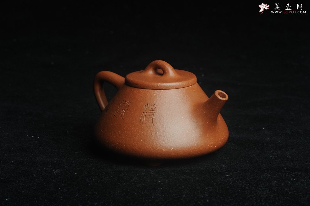 紫砂壶图片：美壶特惠 超精致特好降坡泥小品子冶石瓢 装饰枯枝鸟 特文气 - 宜兴紫砂壶网