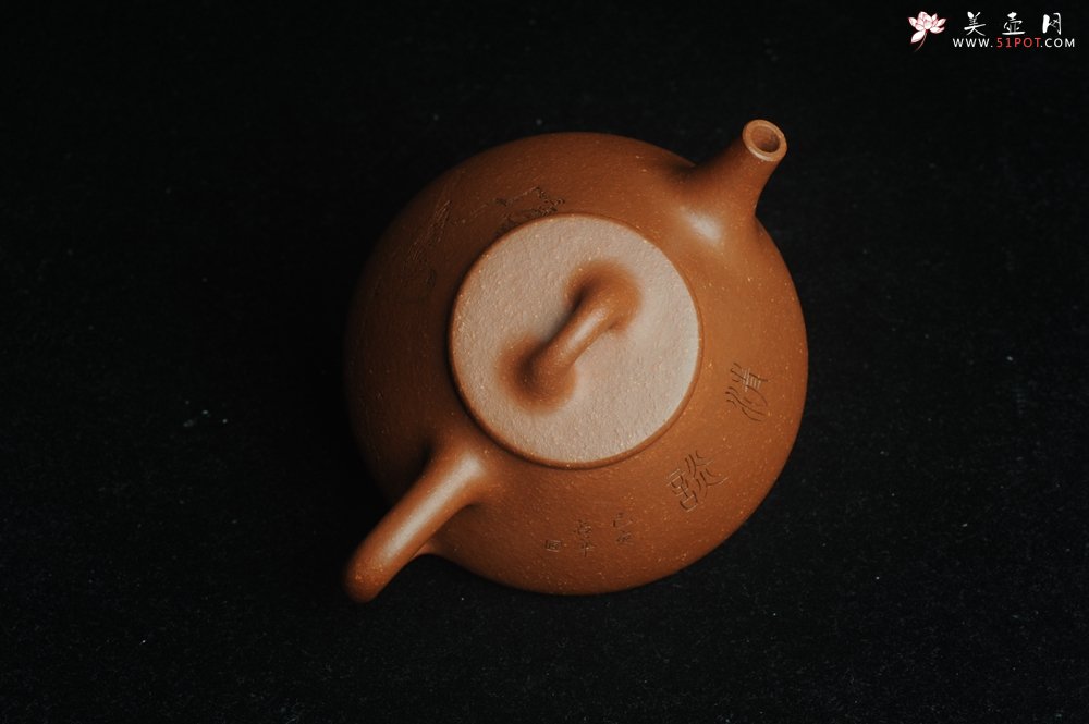紫砂壶图片：美壶特惠 超精致特好降坡泥小品子冶石瓢 装饰枯枝鸟 特文气 - 宜兴紫砂壶网