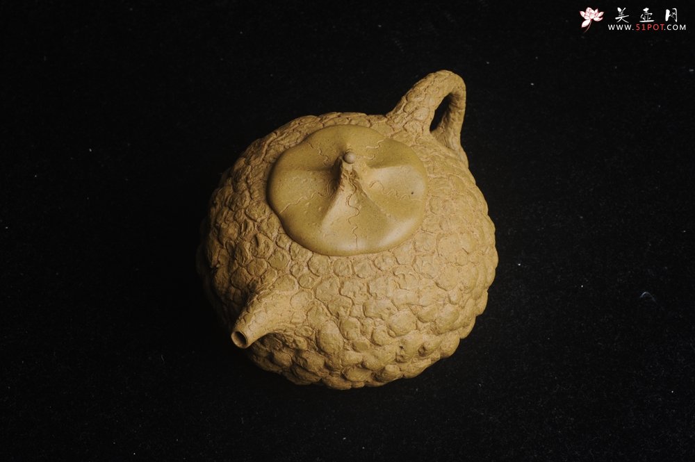 紫砂壶图片：美壶特惠 全手工黄段供春壶 肌理丰富有老树瘿的感觉 灰常赞 - 宜兴紫砂壶网