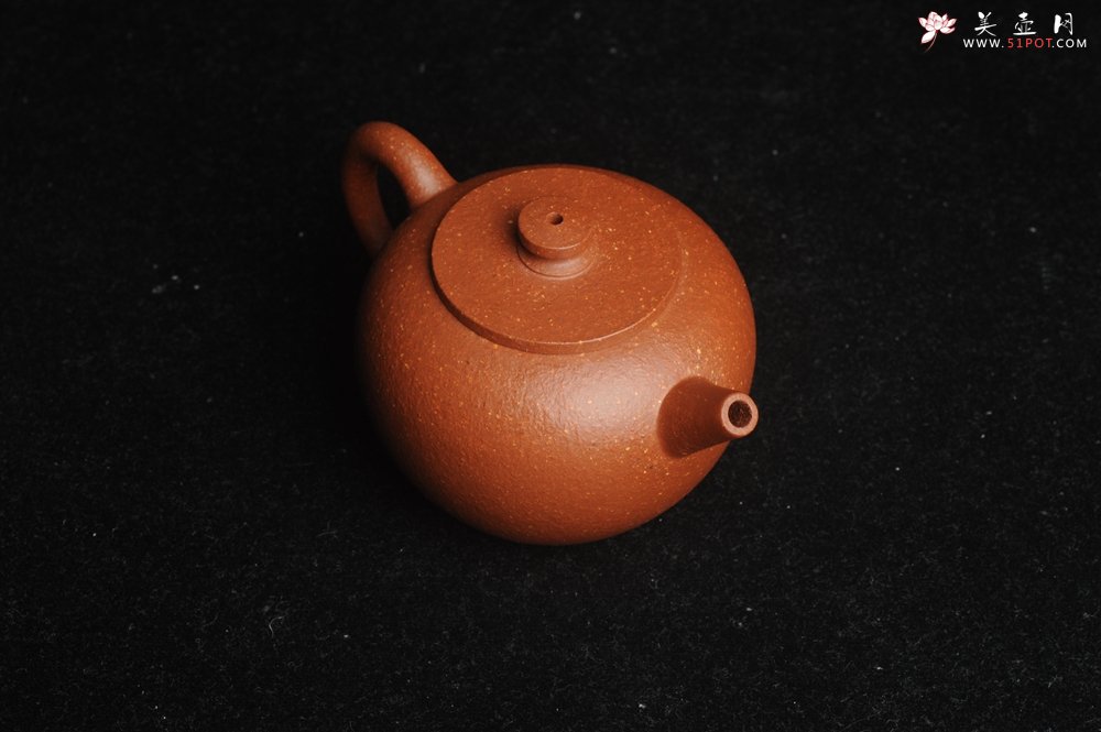 紫砂壶图片：美壶特惠 潜力股殷老师全手工特好降坡泥摹古巨轮壶 掌中宝 茶人醉爱 - 宜兴紫砂壶网