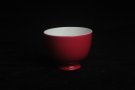 紫砂壶图片：精致胭脂红主人杯 茶人醉爱 适合女士 - 宜兴紫砂壶网