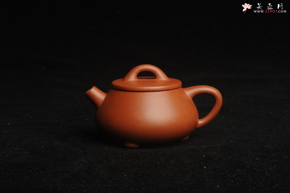 紫砂壶图片：美壶特惠 精工红降坡炮嘴小石瓢 小壶超难做 杀茶利器 - 宜兴紫砂壶网