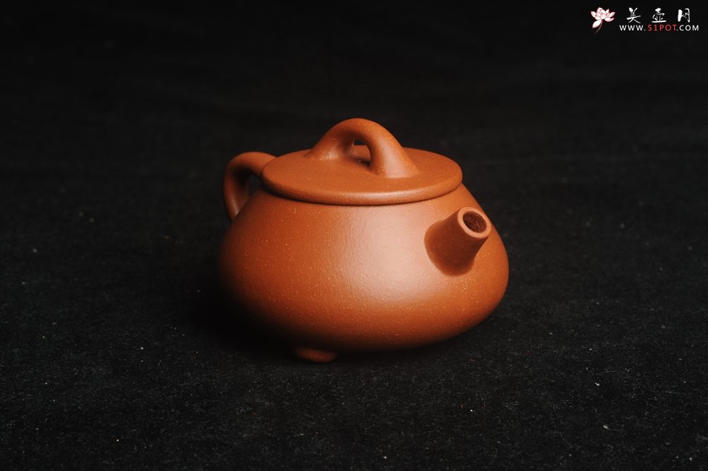 紫砂壶图片：美壶特惠 精工红降坡炮嘴小石瓢 小壶超难做 杀茶利器 - 宜兴紫砂壶网