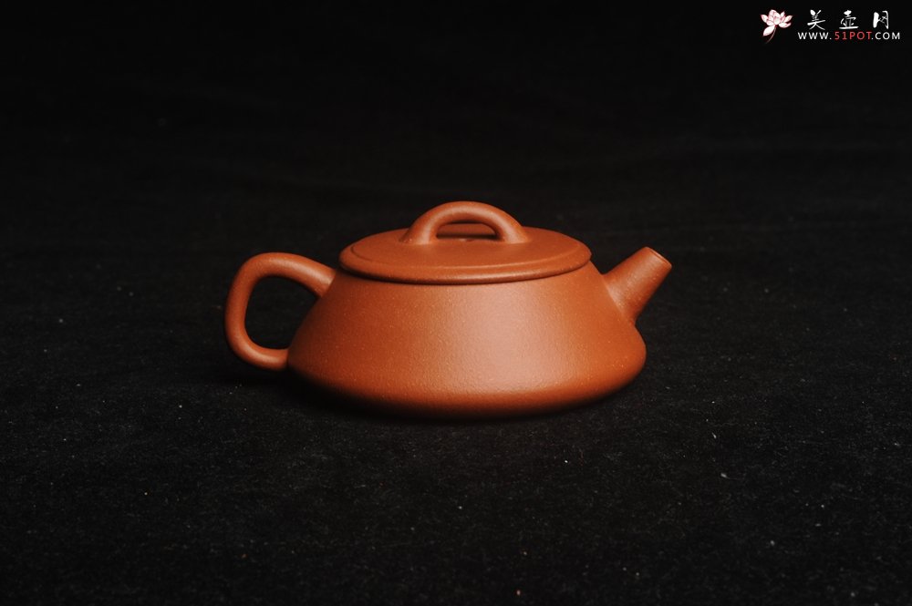 紫砂壶图片：美壶特惠 精工红降坡平盖小石瓢 小壶超难做 杀茶利器 - 宜兴紫砂壶网