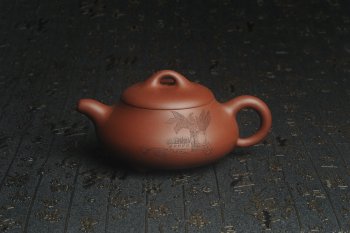 紫砂壶图片：美壶特惠 精致汉棠石瓢壶 装饰清供图 茶人醉爱 - 宜兴紫砂壶网