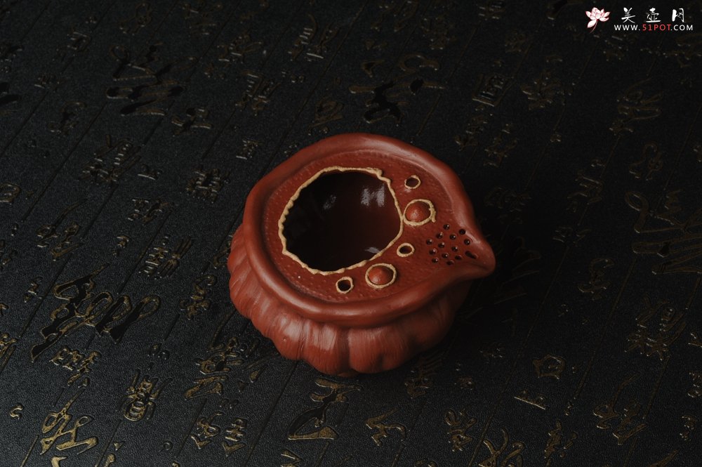 紫砂壶图片：精致特惠清水泥莲蓬公道杯快客杯一套 - 宜兴紫砂壶网