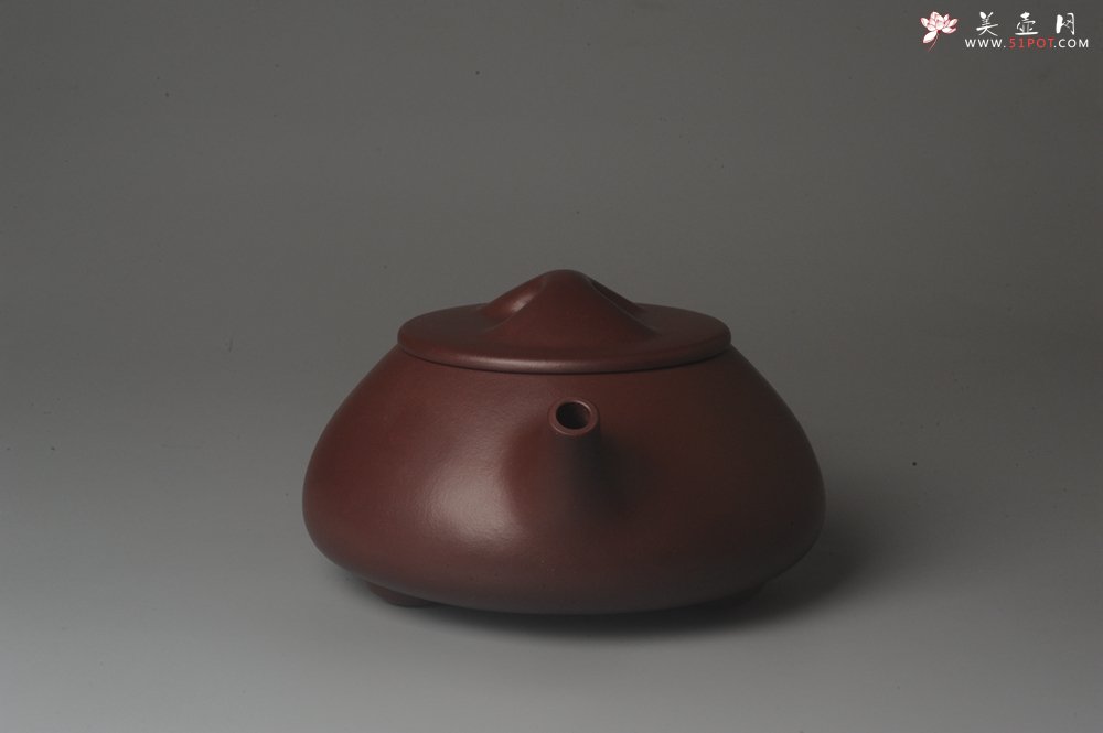 紫砂壶图片：美壶特惠实力派艺人特精工紫泥超大满瓢 难度特别大 足足做了一个星期成型难实用杠杠的特适用夏天牛饮 - 宜兴紫砂壶网