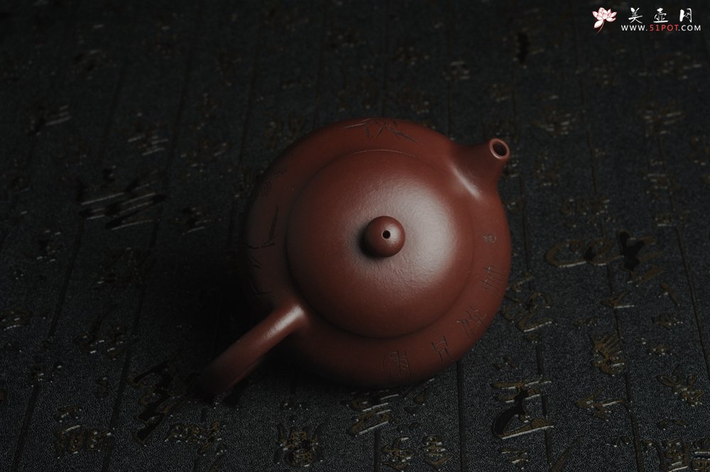 紫砂壶图片：【好壶已结缘 预定】油润底曹青 全手工高文旦 装饰人物 特文气 - 宜兴紫砂壶网