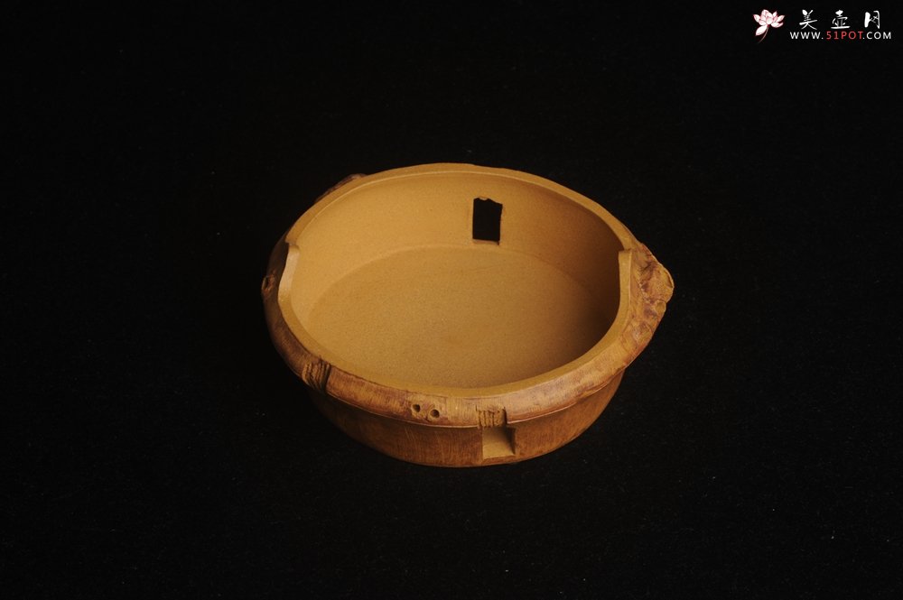 紫砂壶图片：特惠精致文气雅致竹节香炉 肌理逼真 - 宜兴紫砂壶网