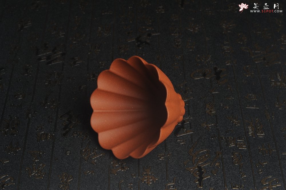 紫砂壶图片：美杯特惠 超精工厚实特好降坡泥菱花杯 主人杯 - 宜兴紫砂壶网