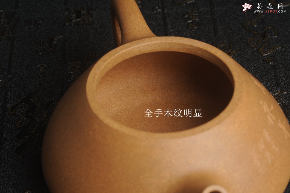 紫砂壶图片：油润老段泥(此泥料属于家藏老料！油润无比，识者自知！)全手工曼生石瓢 助工精心装饰 特文气 - 宜兴紫砂壶网
