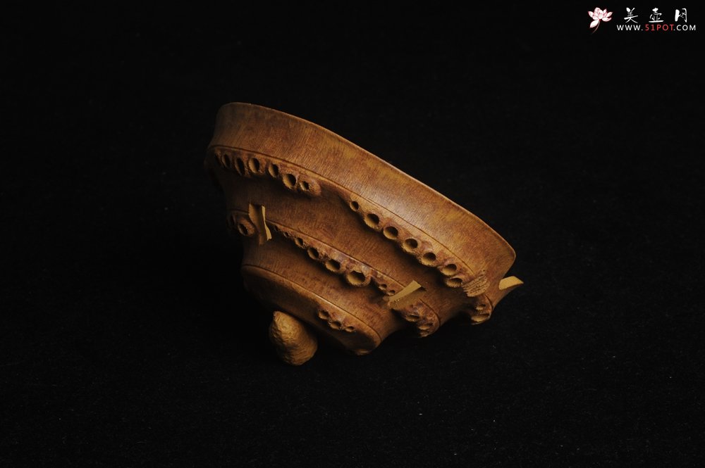 紫砂壶图片：特惠精致文气雅致竹节香炉 肌理逼真 - 宜兴紫砂壶网