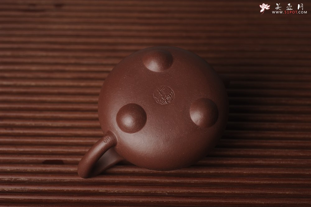 紫砂壶图片：美壶国庆特惠 工料俱佳满瓢（霸王石瓢）装饰童子 特文气 - 宜兴紫砂壶网