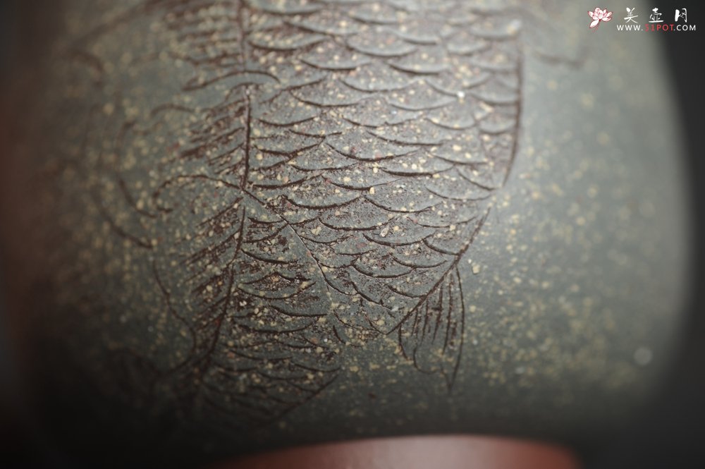 紫砂壶图片：美杯国庆特惠 精品好泥好工好刻雅致特厚实鱼跃主人杯 茶人醉爱 - 宜兴紫砂壶网