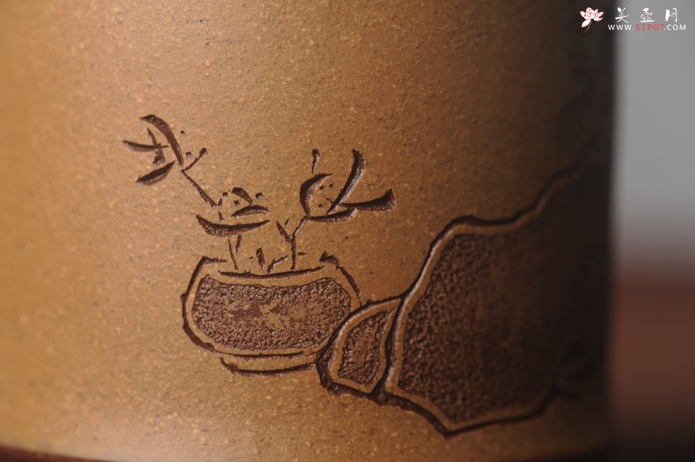 紫砂壶图片：美杯国庆特惠 精品好泥好工好刻雅致特厚实达摩主人杯 茶人醉爱 - 宜兴紫砂壶网