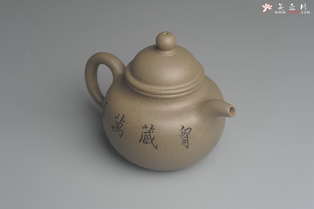 紫砂壶图片：美壶特惠 优质青段精致寿珍掇球壶 茶人醉爱 - 宜兴紫砂壶网